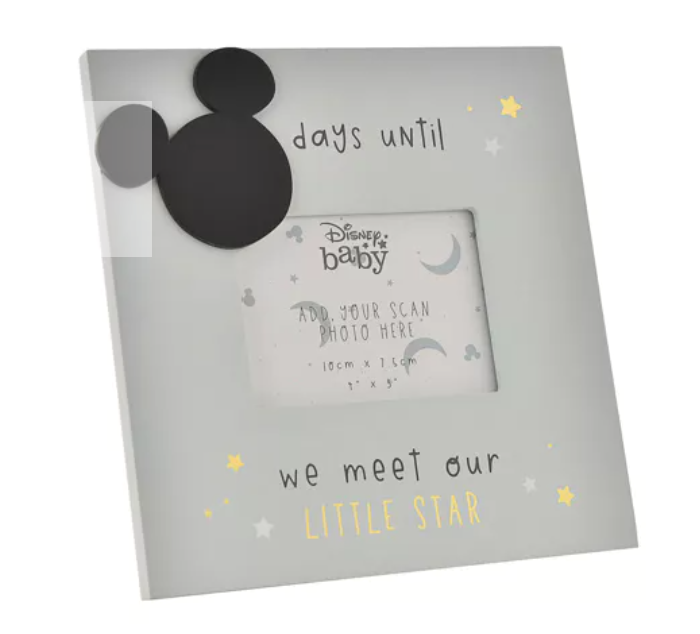 Disney - Mickey Scan Frame with Countdown - Blue - Fotolijstje