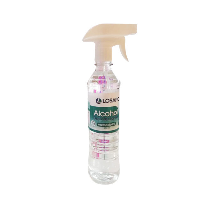 Alcohol desinfectante Antibacterial 75%  450mml
