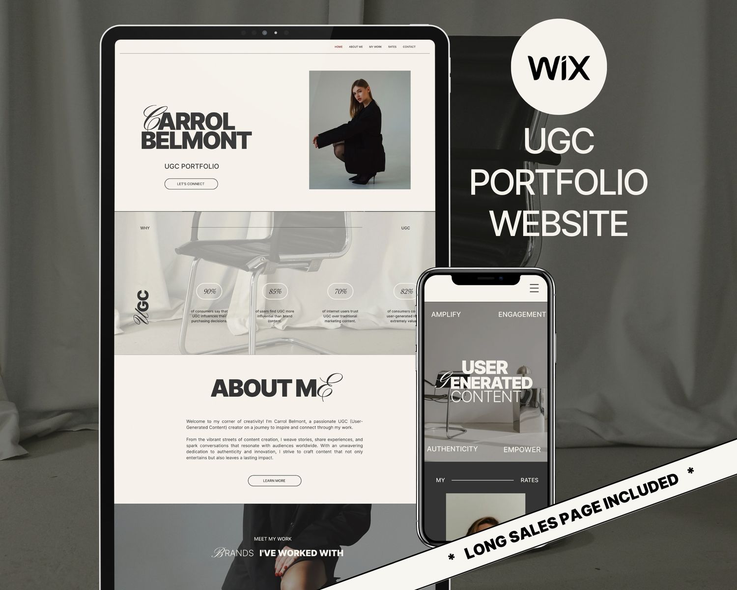 CARROL  - WIX Website theme