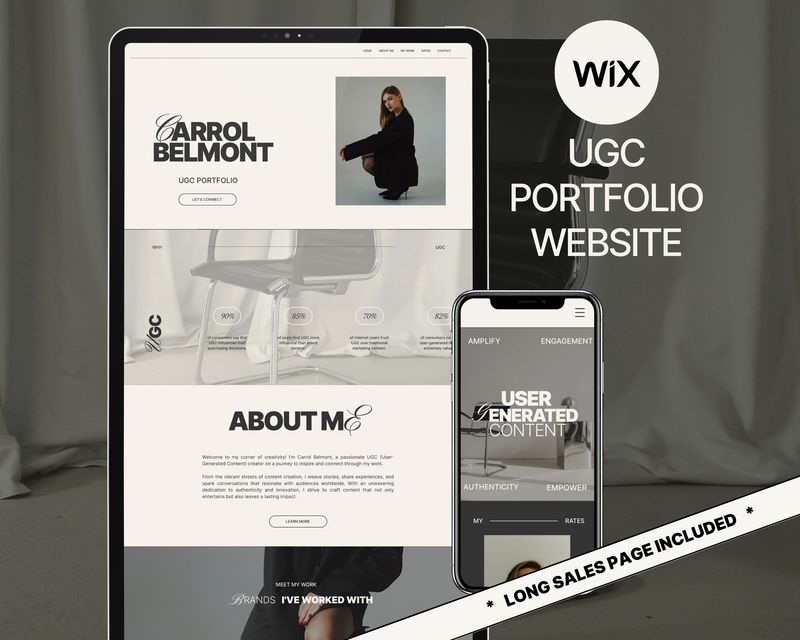 CARROL  - WIX Website theme