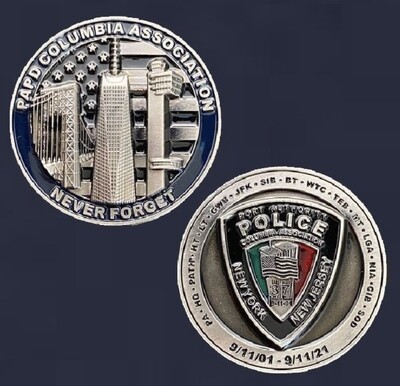 20th Anniversary 911 Association Challenge Coin