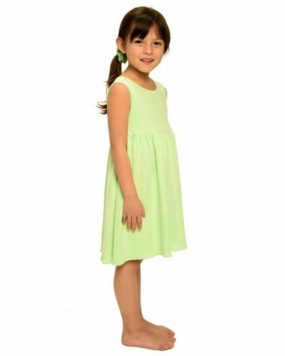 Interlock Sleeveless Empire Dress