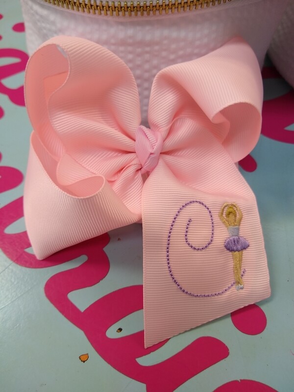 Custom Embroidered Bow