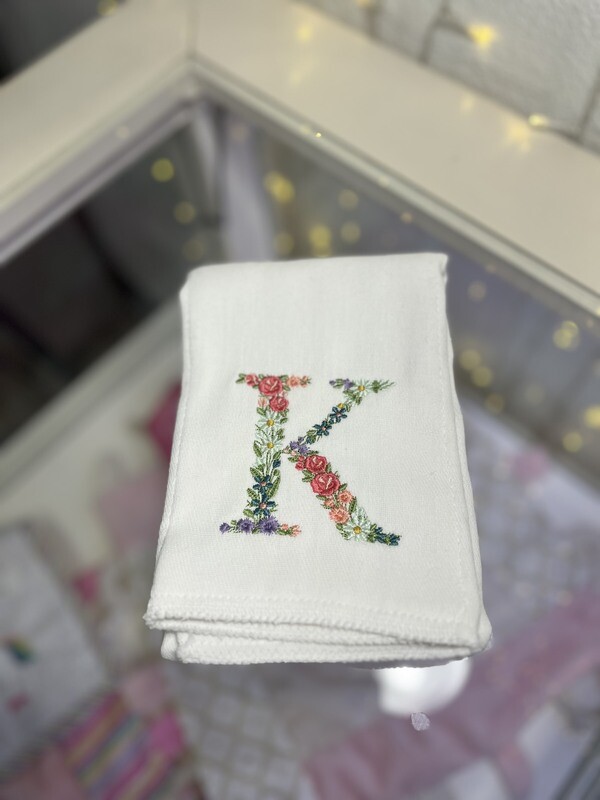 Burpee with Floral Letter