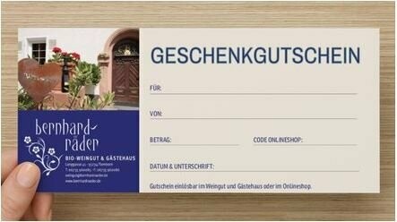 Geschenkgutschein 25 EUR
