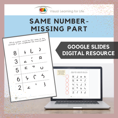 Same Number – Missing Part (Google Slides)