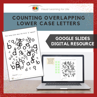 Counting Overlapping Lower Case Letters (Google Slides)