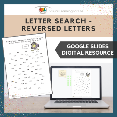 Letter Search–Reversed Letters (Google Slides)