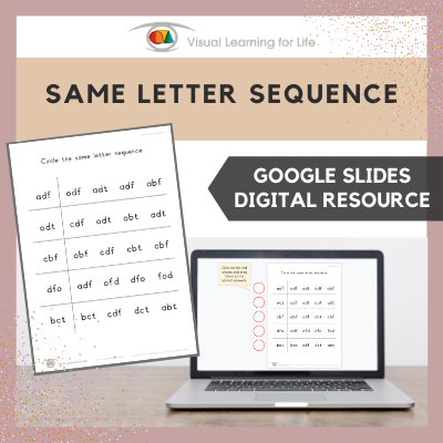 Same Letter Sequence (Google Slides)