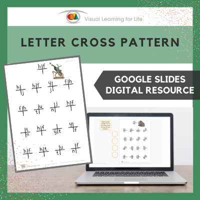 Letter Cross Pattern (Google Slides)