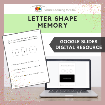 Letter Shape Memory (Google Slides)
