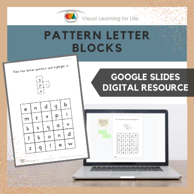 Pattern Letter Blocks (Google Slides)