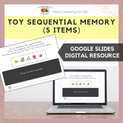Toy Sequential Memory - 5 items (Google Slides)