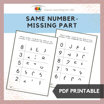 Same Number – Missing Part
