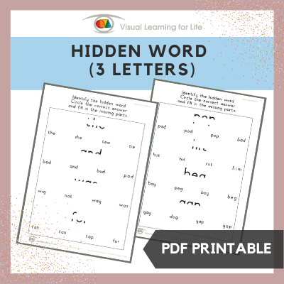 Hidden Word (3 Letters)