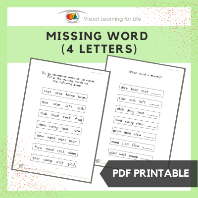 Missing Word (4 Letters)