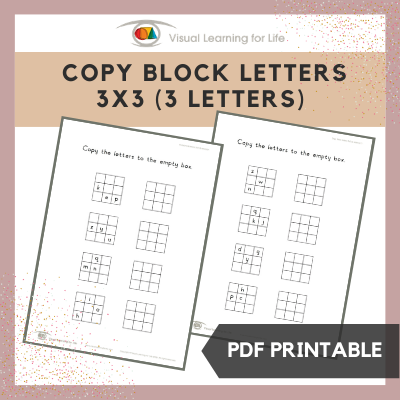 Copy Block Letters 3x3 Grid (3 Letters)