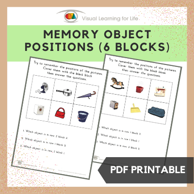 Object Block Positions (6 Blocks)