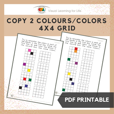 Copy 2 Colours/Colors 4x4 Grid