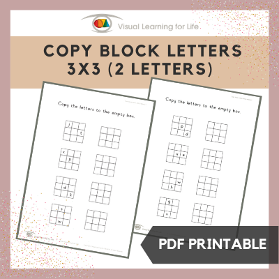 Copy Block Letters 3x3 Grid (2 Letters)