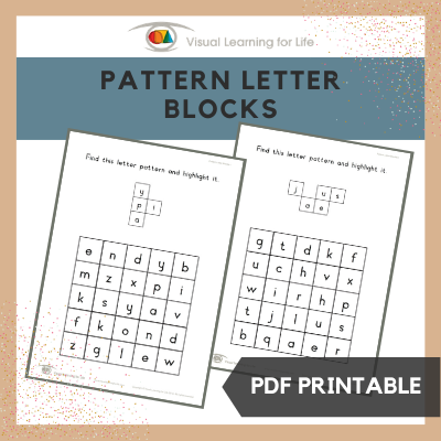 Pattern Letter Blocks