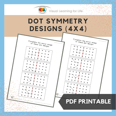 Dot Symmetry Designs (4x4)