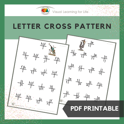 Letter Cross Pattern