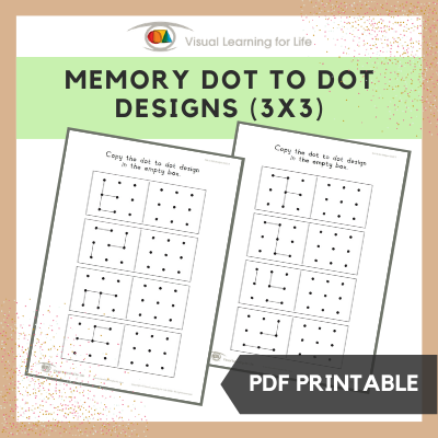 Memory Dot Designs (3x3)