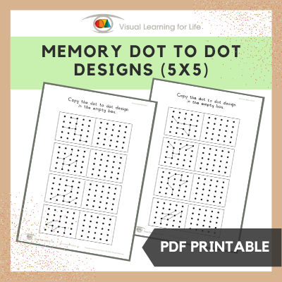 Memory Dot Designs (5x5)