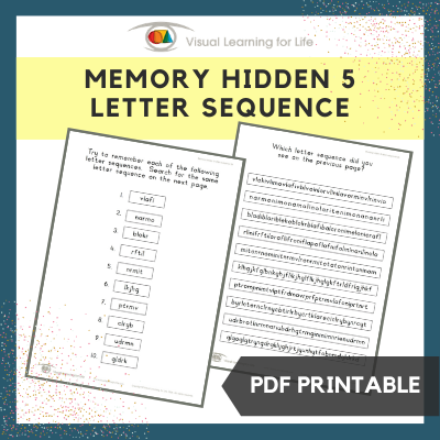 Memory Hidden 5 Letter Sequence