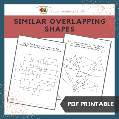 Similar Overlapping Shapes