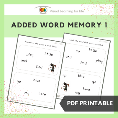 Added Word Memory 1
