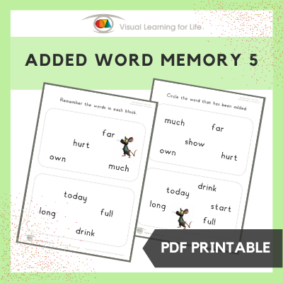 Added Word Memory 5