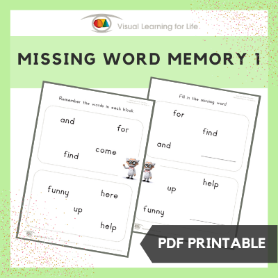 Missing Word Memory 1