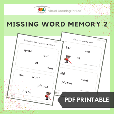 Missing Word Memory 2