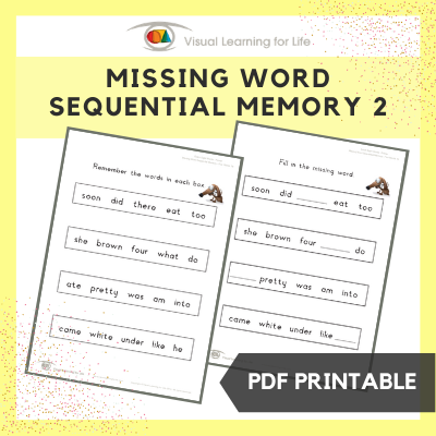 Missing Word Sequential Memory 2