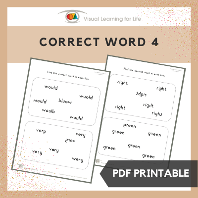 Correct Word 4