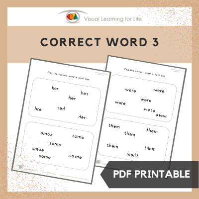 Correct Word 3