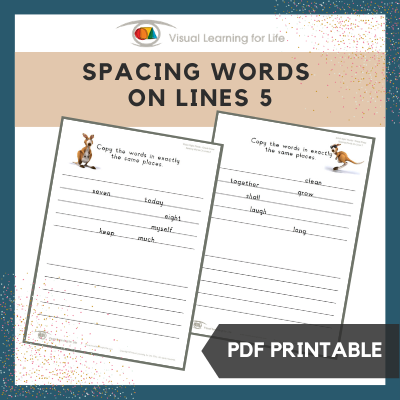 Spacing Words on Lines 5