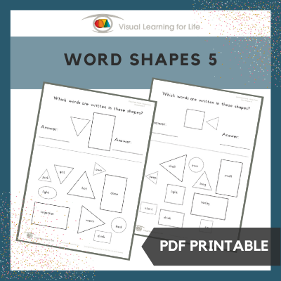 Word Shapes 5