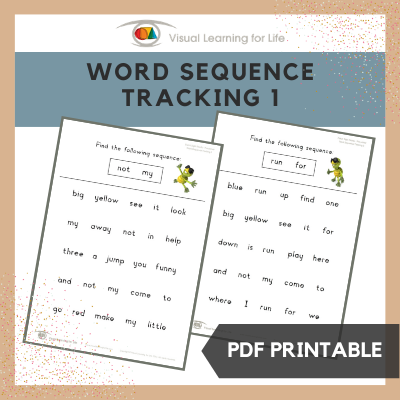 Word Sequence Tracking 1