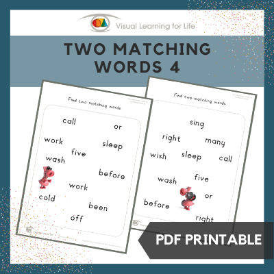 Two Matching Words 4