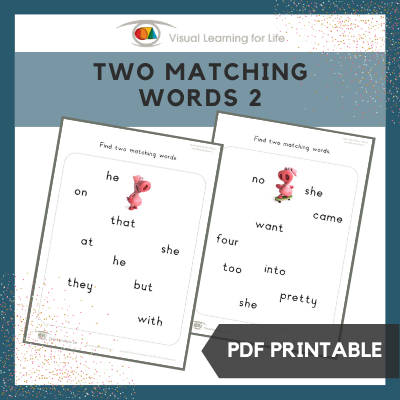 Two Matching Words 2