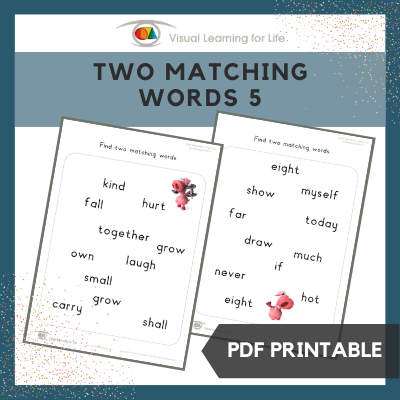 Two Matching Words 5