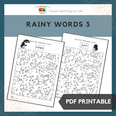 Rainy Words 3