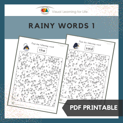 Rainy Words 1