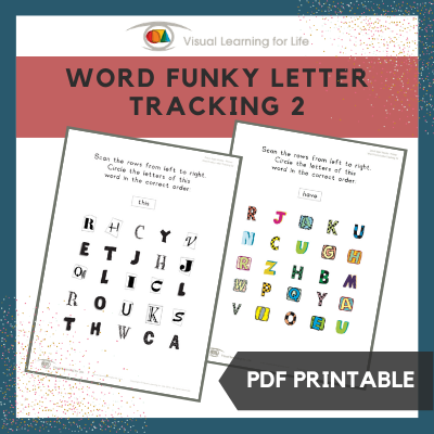 Word Funky Letter Tracking 2