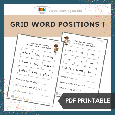 Grid Word Positions 1