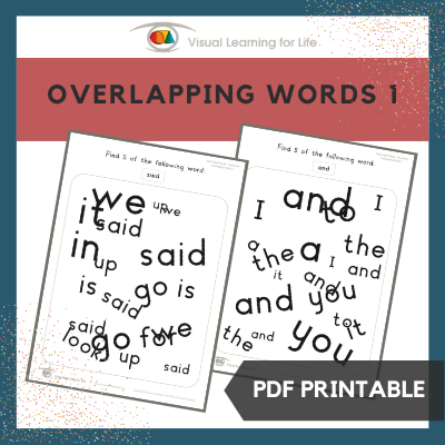 Overlapping Words 1