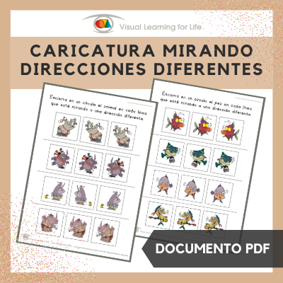 Caricatura Mirando Direcciones Diferentes